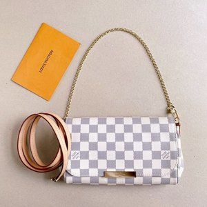 Made in France Louis Vuitton Damier Azur Favorite